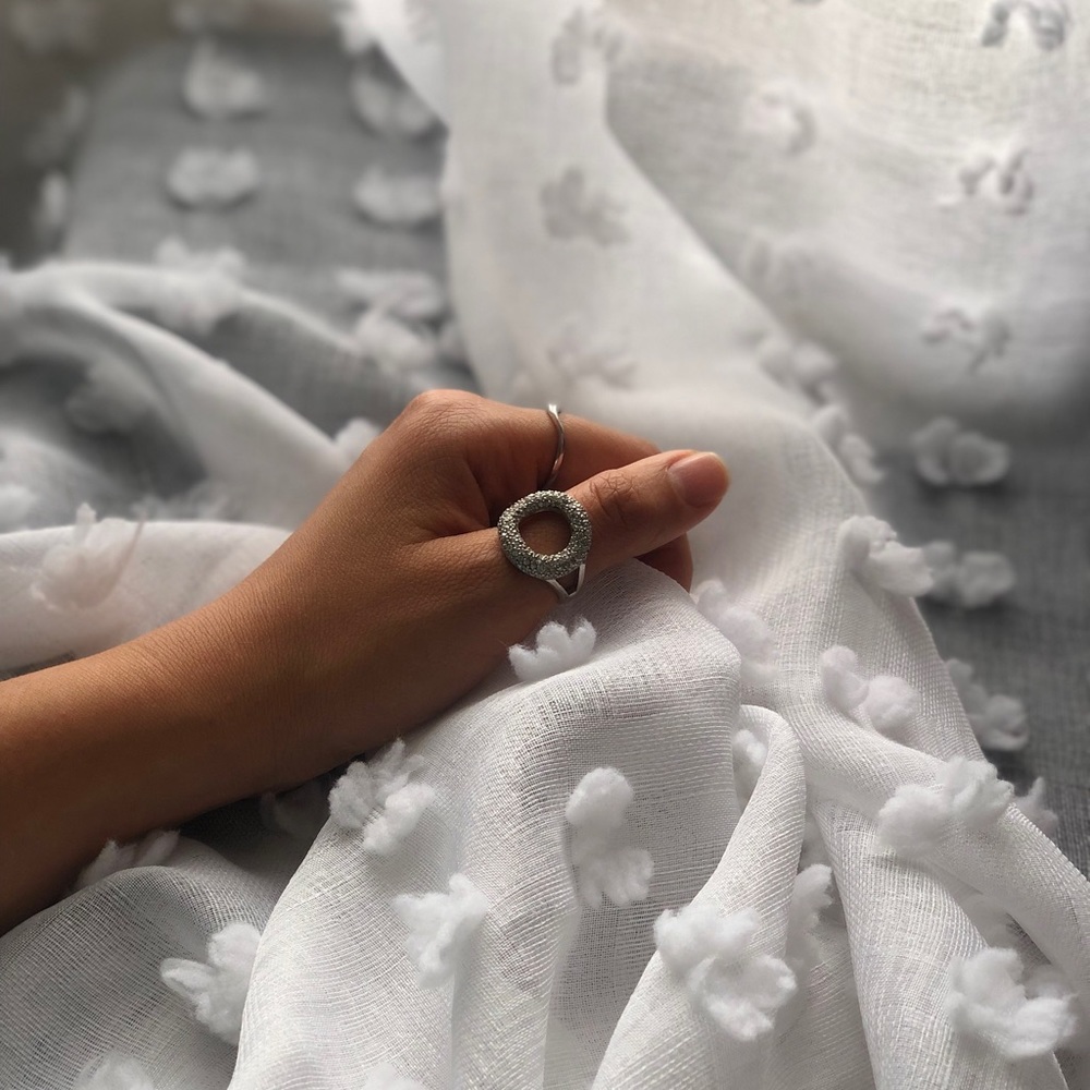💍BOGO50% Studded silver thumb ring